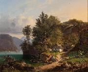 George Gillis Haanen Austrian Landscape oil painting on canvas